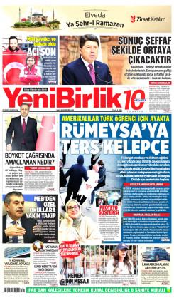 Yeni Birlik Gazetesi | 28 Mart 2025