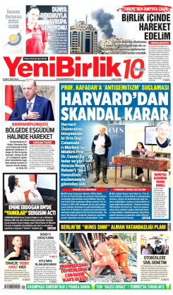 Yeni Birlik Gazetesi | 30 Mart 2025