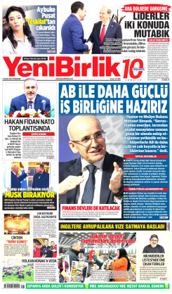 Yeni Birlik Gazetesi | 3 Nisan 2025