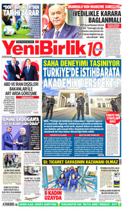 Yeni Birlik Gazetesi | 15 Nisan 2025