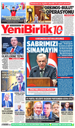 Yeni Birlik Gazetesi | 16 Nisan 2025