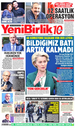 Yeni Birlik Gazetesi | 17 Nisan 2025