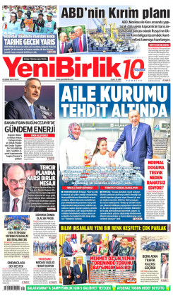 Yeni Birlik Gazetesi | 20 Nisan 2025