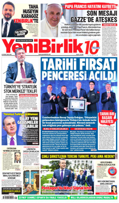 Yeni Birlik Gazetesi | 22 Nisan 2025