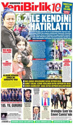 Yeni Birlik Gazetesi | 24 Nisan 2025