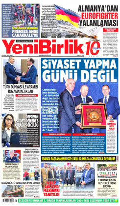 Yeni Birlik Gazetesi | 25 Nisan 2025