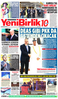 Yeni Birlik Gazetesi | 28 Nisan 2025