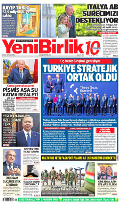 Yeni Birlik Gazetesi | 30 Nisan 2025