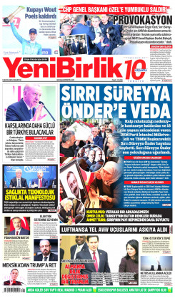 Yeni Birlik Gazetesi | 5 Mayıs 2025