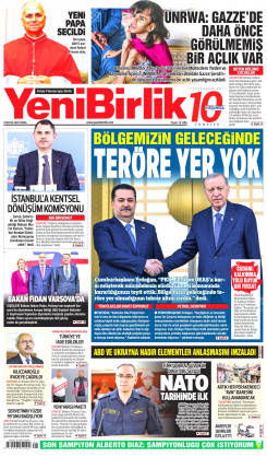 Yeni Birlik Gazetesi | 9 Mayıs 2025