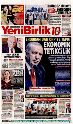 Yeni Birlik Gazetesi | 10 Mayıs 2025