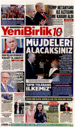 Yeni Birlik Gazetesi | 11 Mayıs 2025