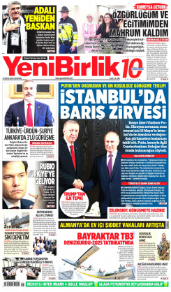 Yeni Birlik Gazetesi | 12 Mayıs 2025