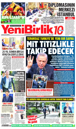 Yeni Birlik Gazetesi | 15 Mayıs 2025