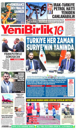 Yeni Birlik Gazetesi | 25 Mayıs 2025