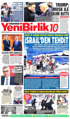 Yeni Birlik Gazetesi | 9 Haziran 2025