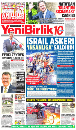 Yeni Birlik Gazetesi | 10 Haziran 2025