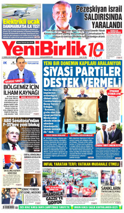 Yeni Birlik Gazetesi | 14 Temmuz 2025