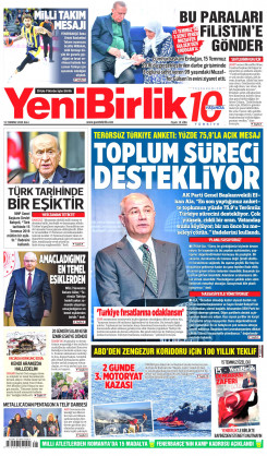 Yeni Birlik Gazetesi | 15 Temmuz 2025