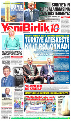 Yeni Birlik Gazetesi | 18 Temmuz 2025