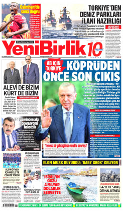 Yeni Birlik Gazetesi | 22 Temmuz 2025