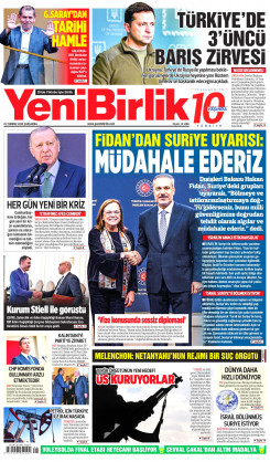 Yeni Birlik Gazetesi | 23 Temmuz 2025