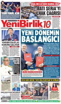 Yeni Birlik Gazetesi | 24 Temmuz 2025