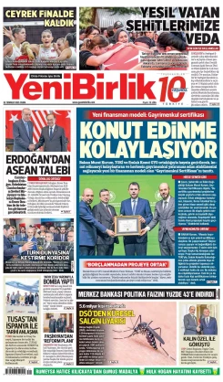 Yeni Birlik Gazetesi | 25 Temmuz 2025