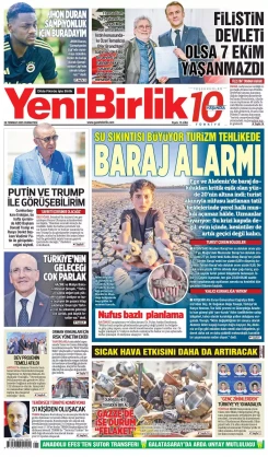 Yeni Birlik Gazetesi | 26 Temmuz 2025