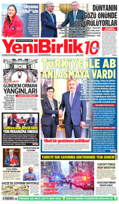 Yeni Birlik Gazetesi | 30 Temmuz 2025