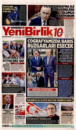 Yeni Birlik Gazetesi | 2 Ağustos 2025
