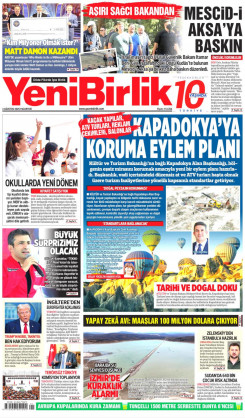 Yeni Birlik Gazetesi | 4 Ağustos 2025
