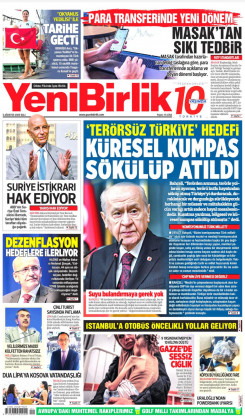 Yeni Birlik Gazetesi | 5 Ağustos 2025