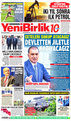 Yeni Birlik Gazetesi | 6 Ağustos 2025