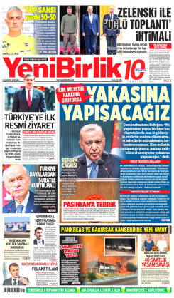 Yeni Birlik Gazetesi | 12 Ağustos 2025