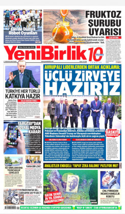 Yeni Birlik Gazetesi | 17 Ağustos 2025