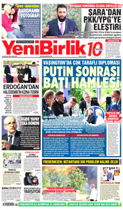 Yeni Birlik Gazetesi | 18 Ağustos 2025