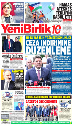 Yeni Birlik Gazetesi | 19 Ağustos 2025