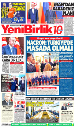 Yeni Birlik Gazetesi | 20 Ağustos 2025