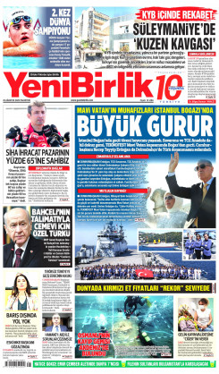 Yeni Birlik Gazetesi | 25 Ağustos 2025