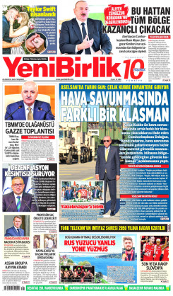 Yeni Birlik Gazetesi | 28 Ağustos 2025