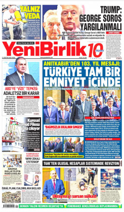 Yeni Birlik Gazetesi | 31 Ağustos 2025