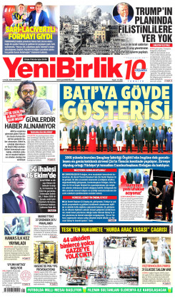 Yeni Birlik Gazetesi | 1 Eylül 2025