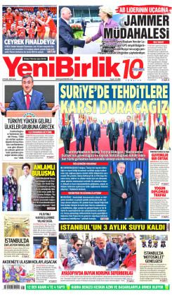 Yeni Birlik Gazetesi | 2 Eylül 2025