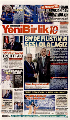 Yeni Birlik Gazetesi | 19 Eylül 2025