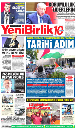 Yeni Birlik Gazetesi | 22 Eylül 2025