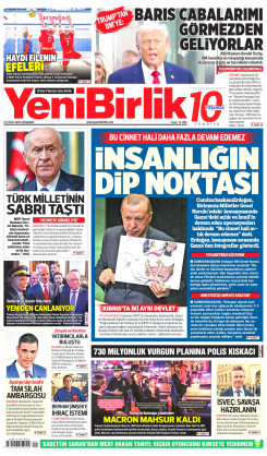 Yeni Birlik Gazetesi | 24 Eylül 2025