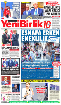 Yeni Birlik Gazetesi | 25 Eylül 2025