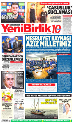 Yeni Birlik Gazetesi | 2 Ekim 2025