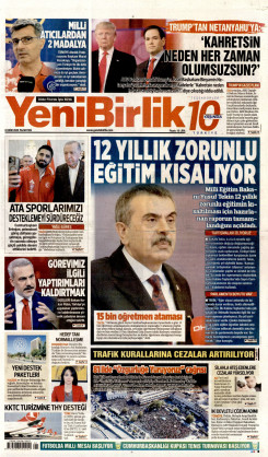 Yeni Birlik Gazetesi | 6 Ekim 2025